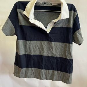 Brandy Melville Rugby Crop Top